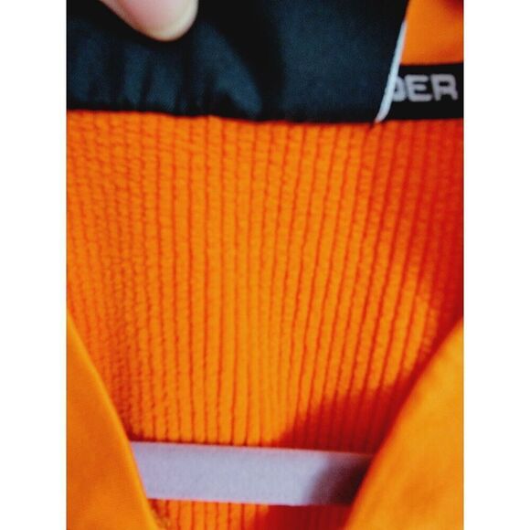 Under Armour XL Cold Gear Infrared Fleece 1/4 Zip Men's Orange Sweatshirt - Picture 8 of 10
